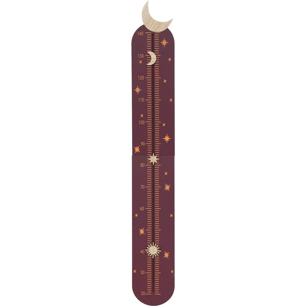 Atmosphera Kids groeimeter Sterrenhemel, 20 x 140 cm, bruin