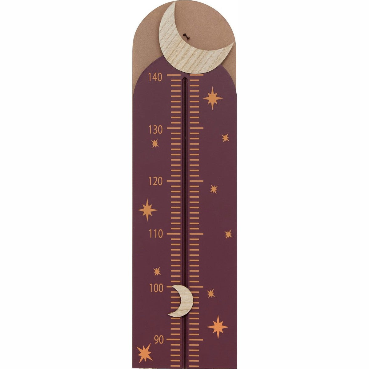 Atmosphera Kids groeimeter Sterrenhemel, 20 x 140 cm, bruin (7)