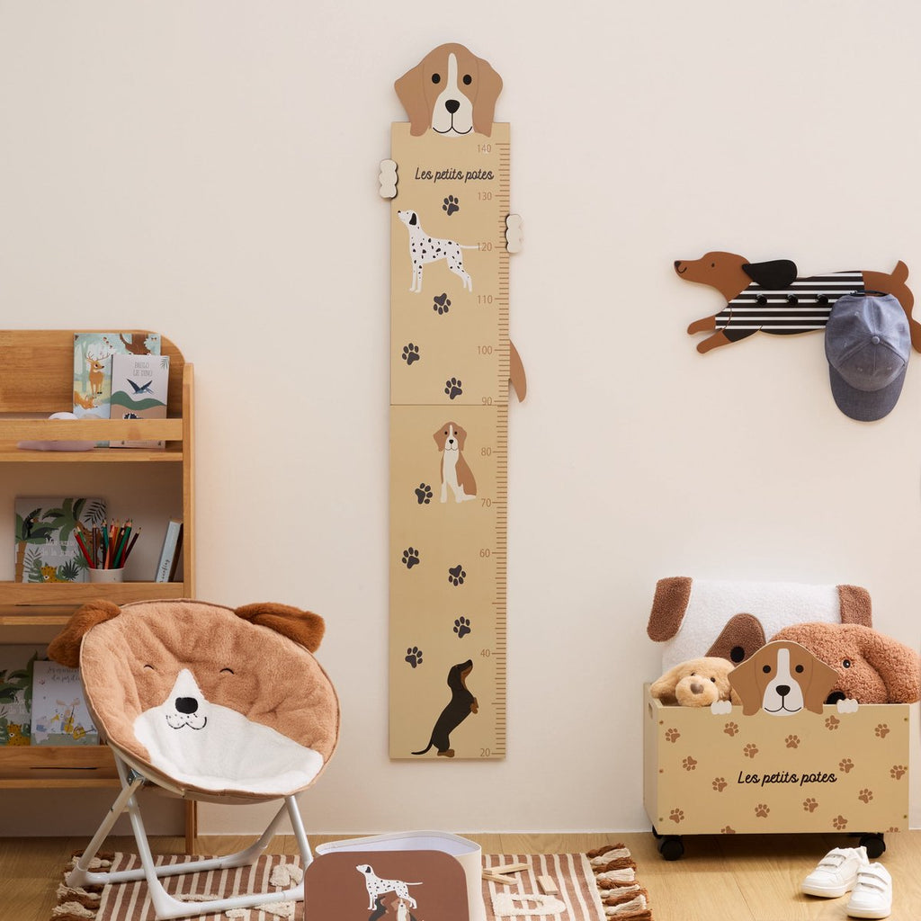Atmosphera Kids groeimeter Woef, 29 x 140 cm, beige (2)