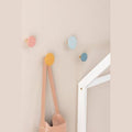 Atmosphera Kids kapstokhaken, set van 4, Ø 9 cm, multi