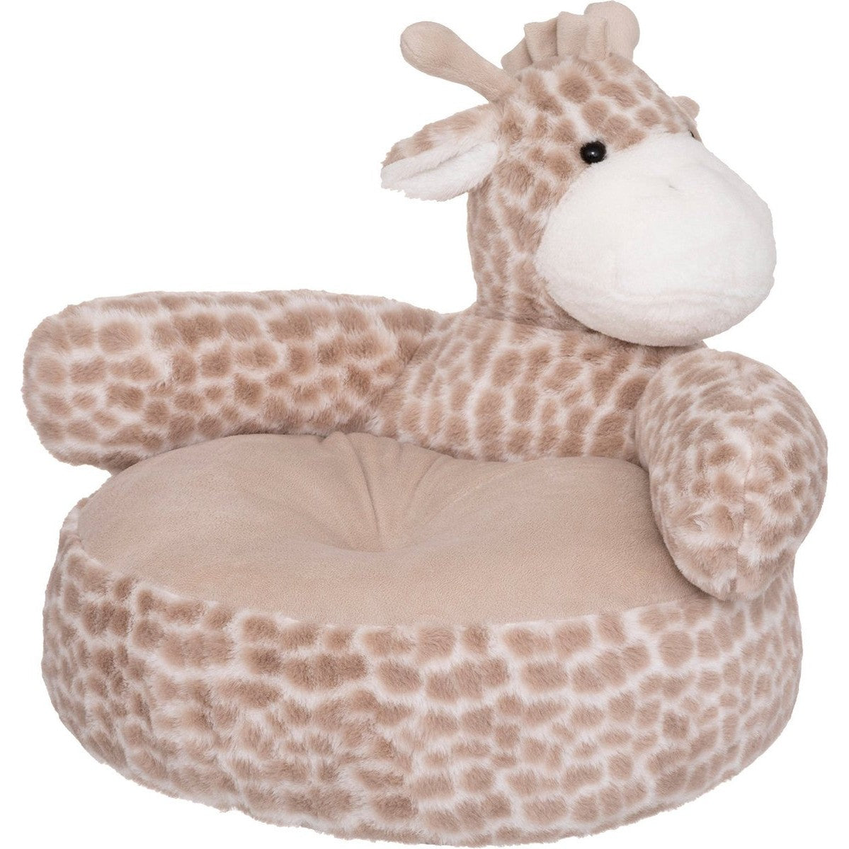 Atmosphera Kids kinderfauteuil giraf, bruin, 48 x 42 x 45 cm