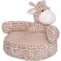 Atmosphera Kids kinderfauteuil Giraf, bruin, 48 x 42 x 45 cm