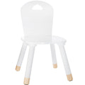 Atmosphera Kids kinderstoel met wolkvorm, wit, 50 x 30 x 30 cm