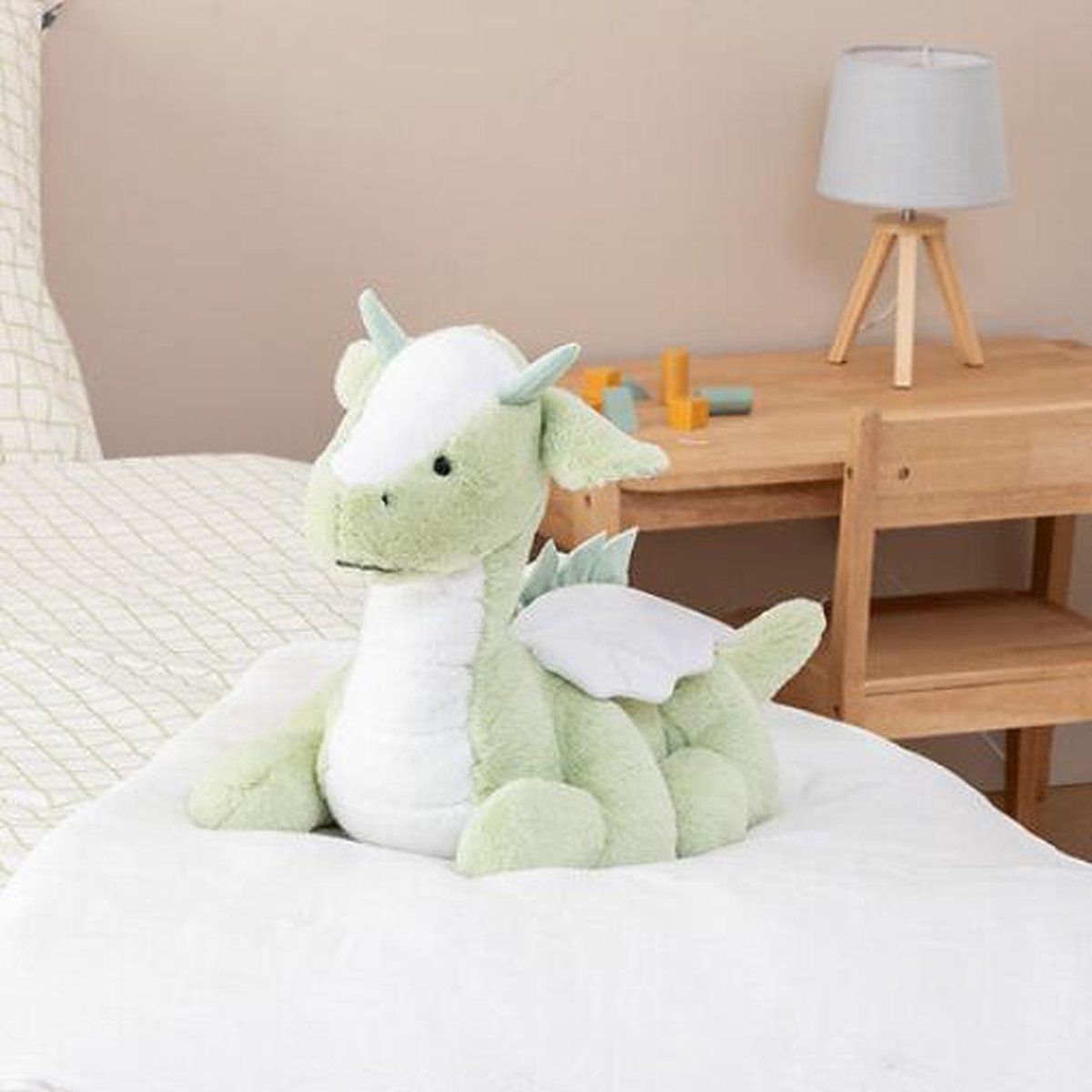 Atmosphera Kids knuffel Elliot groene draak, 53 x 29 x 33 cm (2)