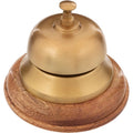 Atmosphera tafelbel mangohout, goud