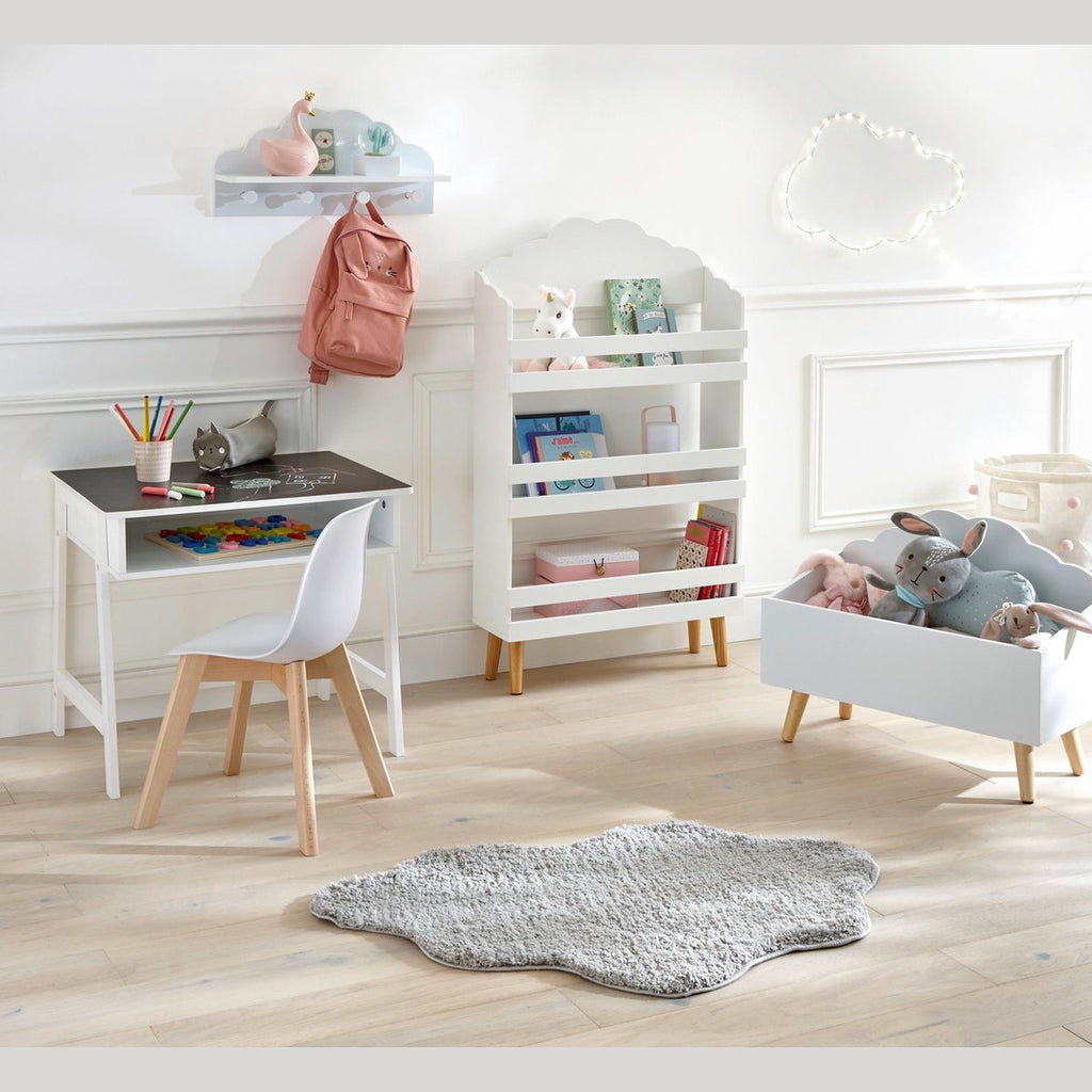 Atmosphera Kids kinderstoel Mini Baya, wit, 55 x 31 x 39 cm (3)