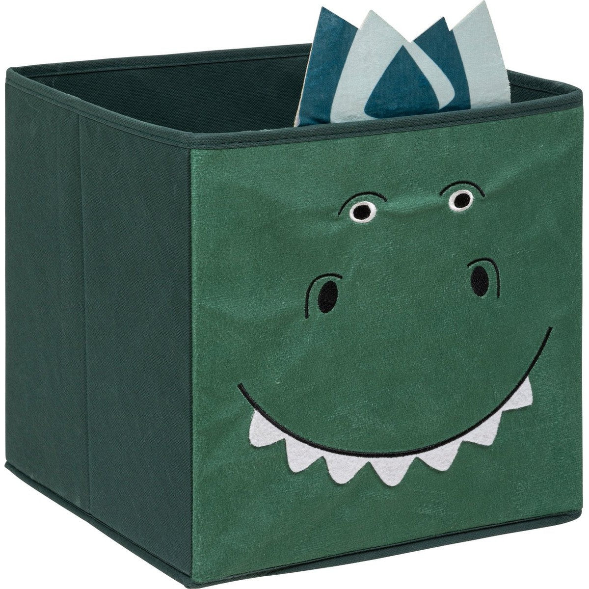 Atmosphera Kids opbergdoos dino, vierkant, 29 x 29 cm