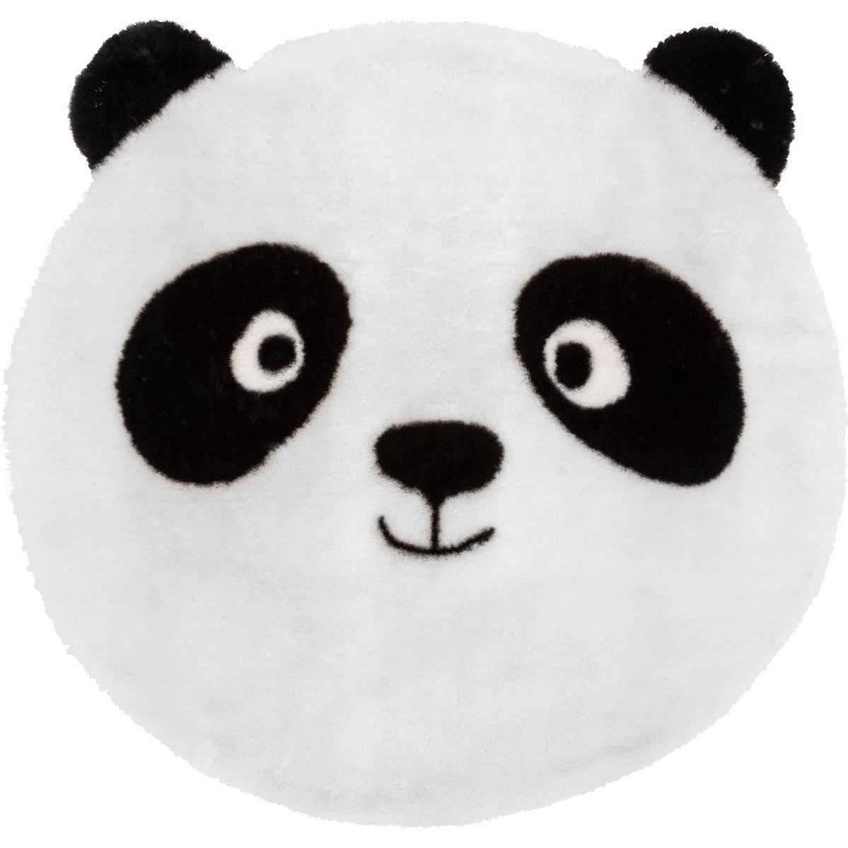 Atmosphera Kids pandavloerkleed, wit, Ø 100 cm