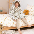 Atmosphera Kids plaidtrui luipaard, fleece, 3 tot 10 jaar