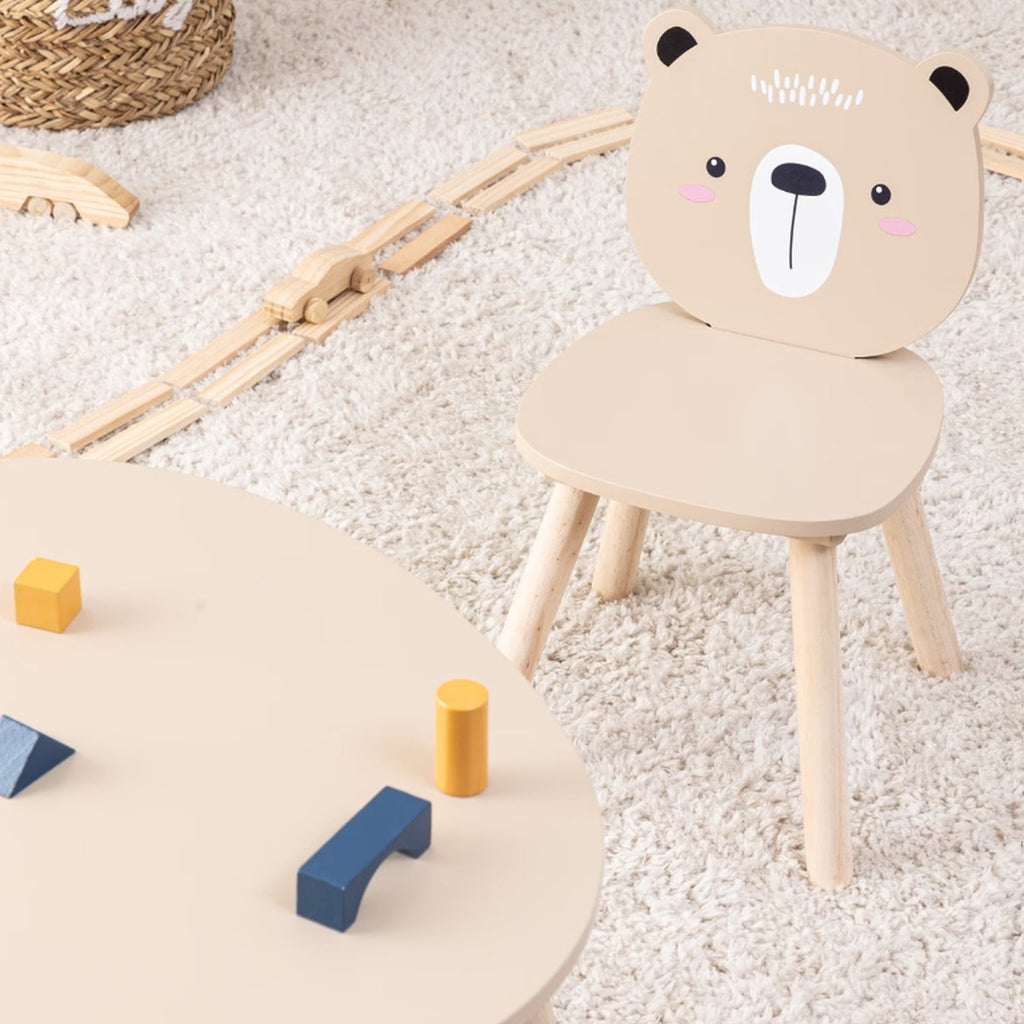 Atmosphera Kids kinderstoel teddybeer, beige, 27 x 27 x 46 cm (3)