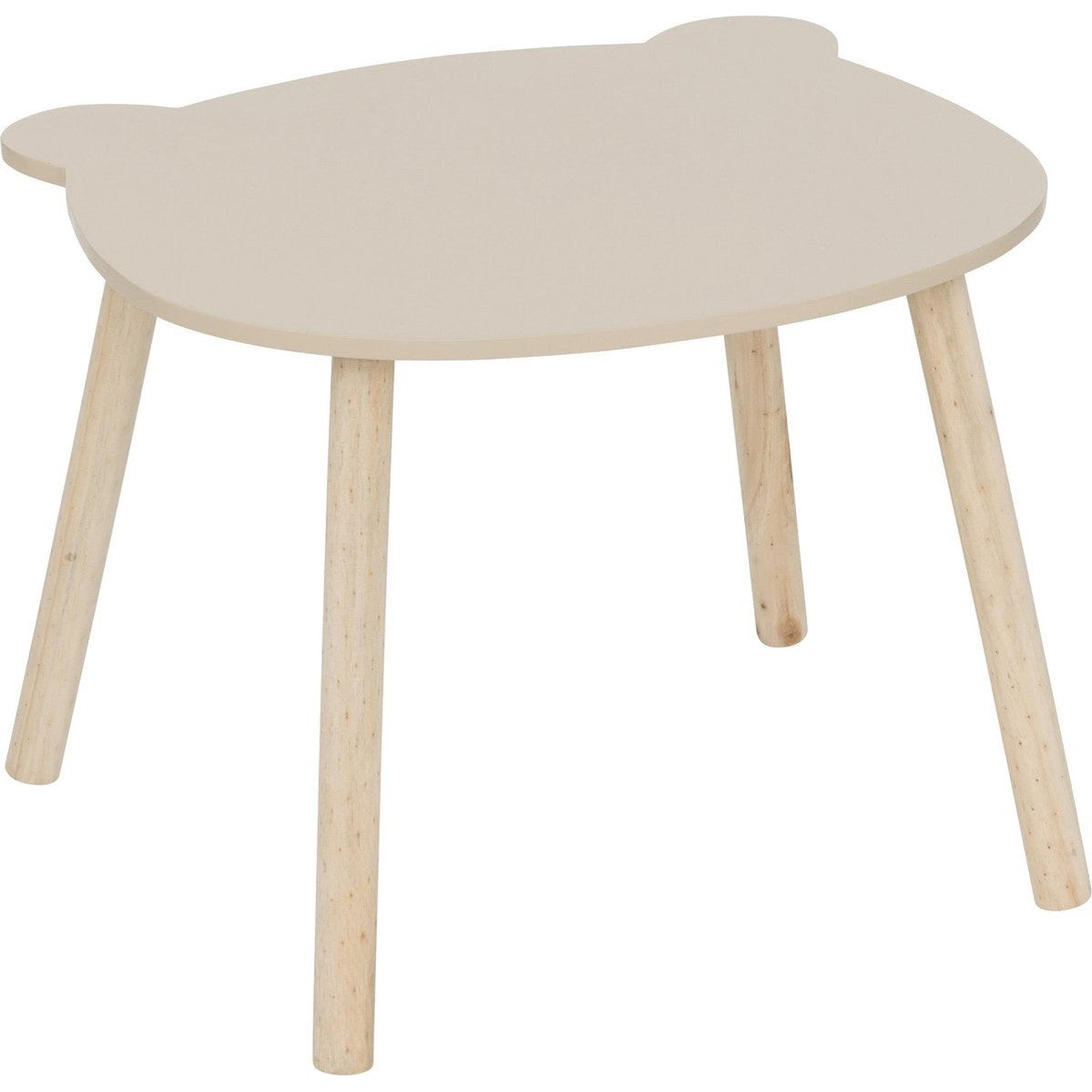 Atmosphera Kids tekentafel teddybeer, beige, Ø 60 cm