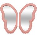 Atmosphera Kids vlinderspiegels Anna, roze, 37 x 37 cm, set van 2