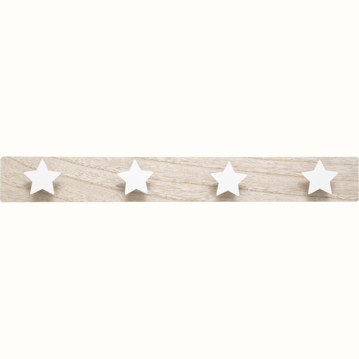 Atmosphera Kids kapstok ster van hout, wit, 4 haken
