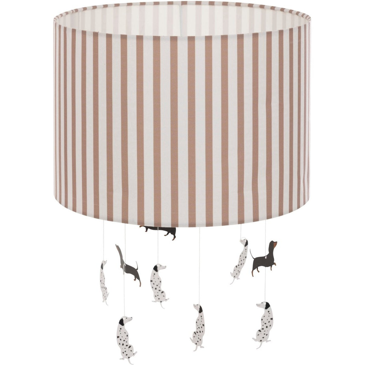 Atmosphera Kids kinderlamp/Hanglamp Woef - Ø29xH40cm - Bruin/Wit - MODESTNOVA
