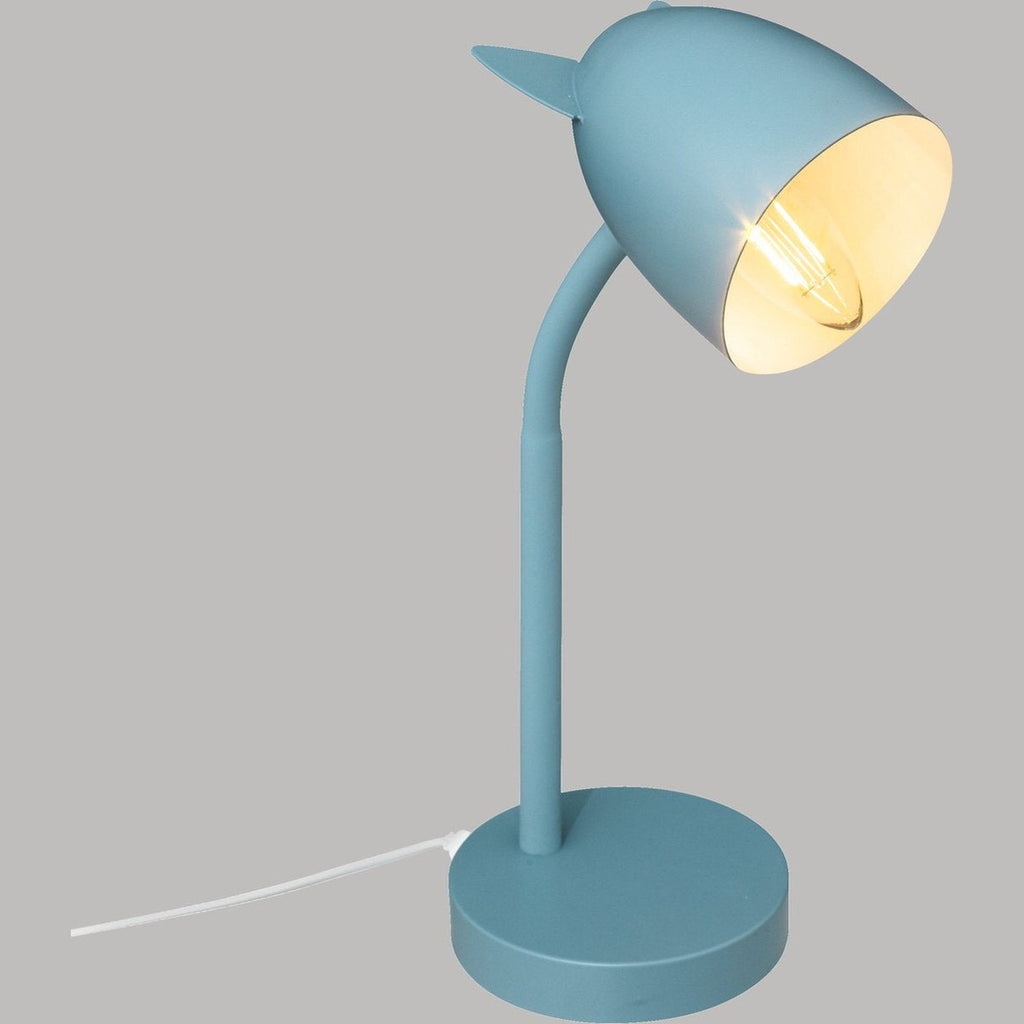 Atmosphera Kids bureaulamp met oortjes, blauw, 18 x 12,5 x 31 cm (3)
