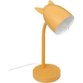 Atmosphera bureaulamp met oortjes, geel, 18 x 12,5 x 31 cm