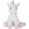 Atmosphera knuffeleenhoorn Rosy, wit en roze pluche, 22 cm