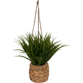 Atmosphera kunstplant hangplant in natuurlijke pot, Ø 25 x 27 cm