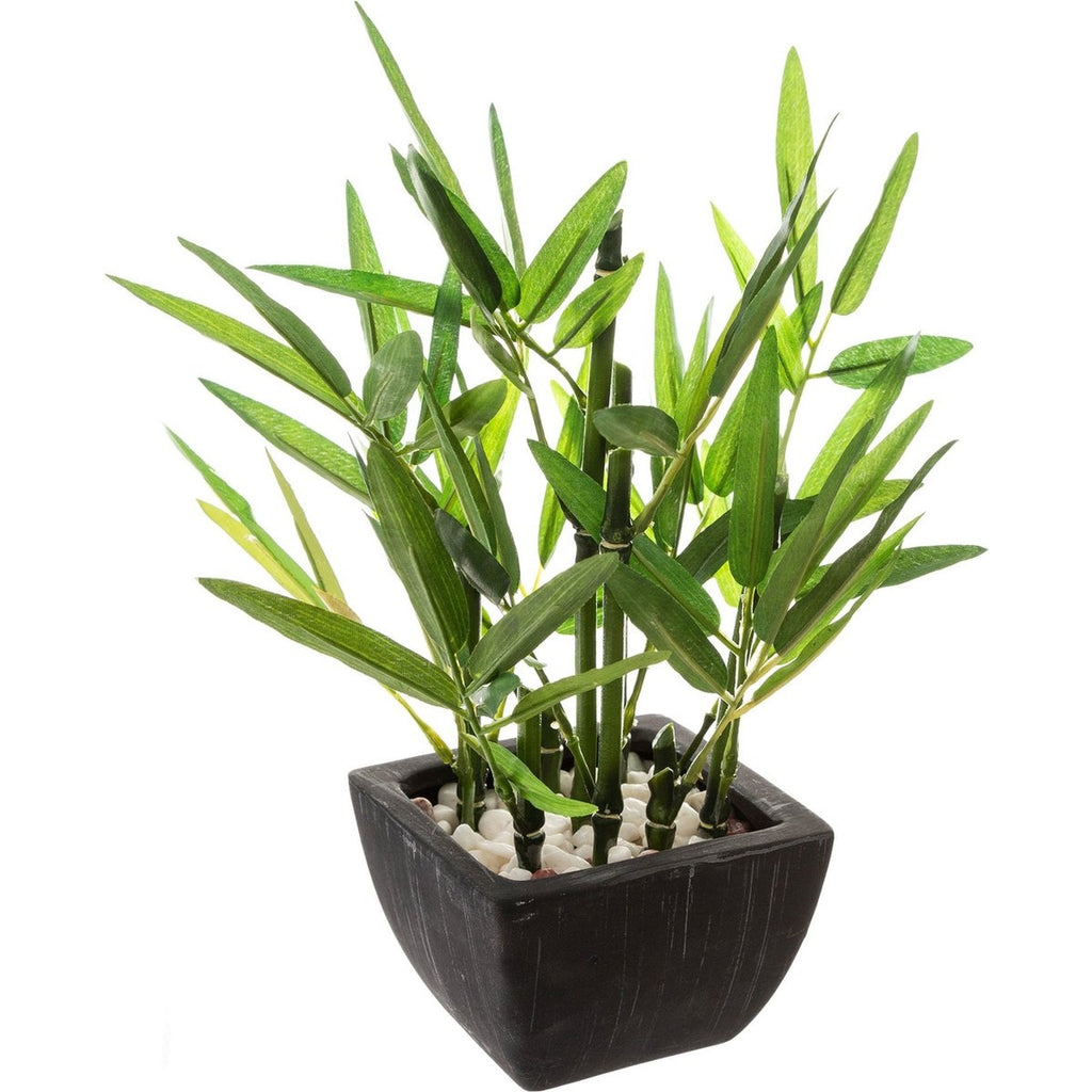 Atmosphera kunstplant bamboe in pot, 26 cm
