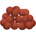 Atmosphera lichtslinger katoenen balletjes, terracotta, 16 ballen