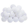 Atmosphera LED-slinger met 20 witte bollen, 4 m
