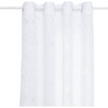 Atmosphera Lazi transparant gordijn met motief, wit, 140 x 240 cm