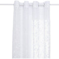 Atmosphera Lazi transparant gordijn 140 x 240 cm, wit, met motief