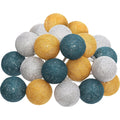 Atmosphera lichtslinger met 20 gekleurde bollen, 435 cm