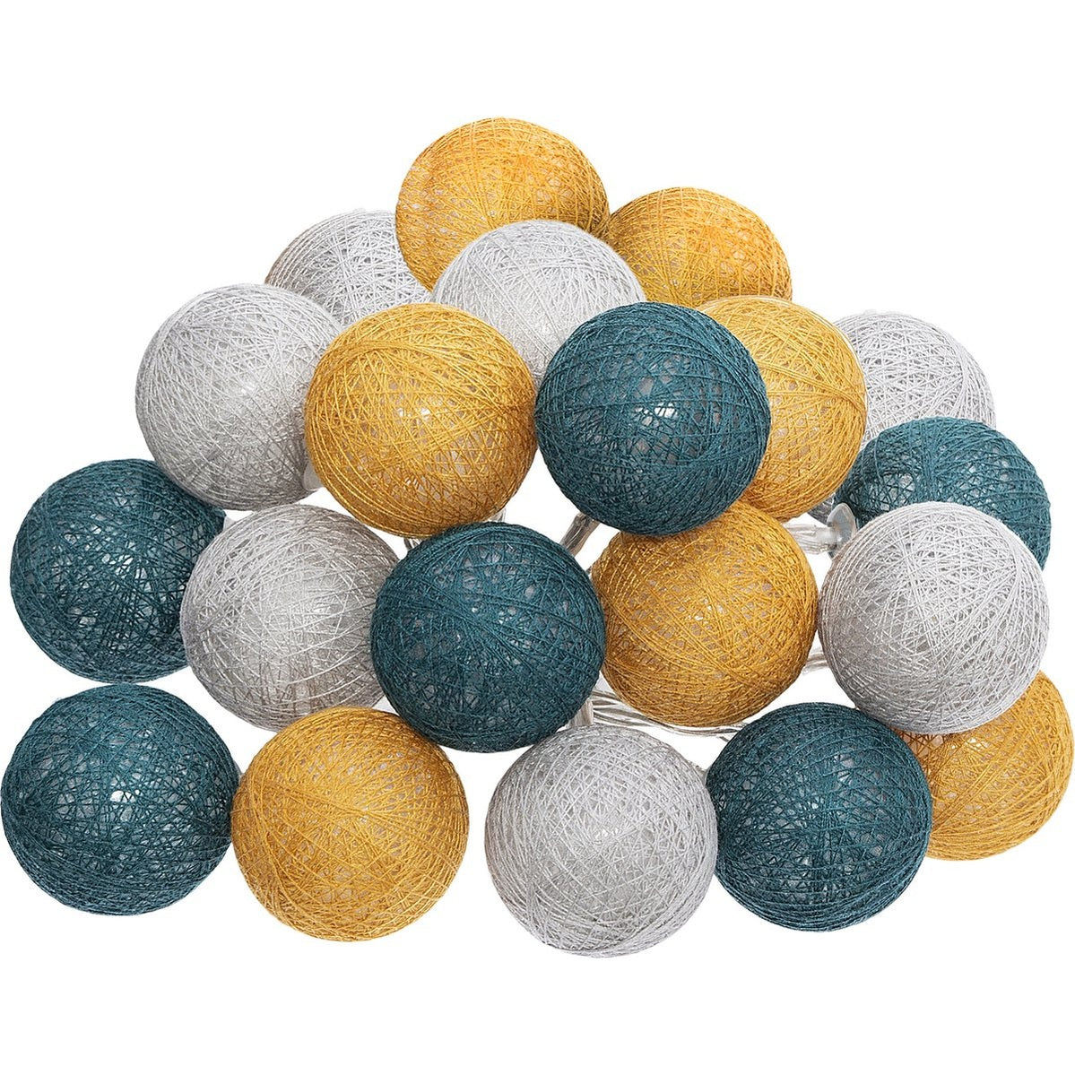 Atmosphera lichtslinger met 20 gekleurde bollen, 435 cm