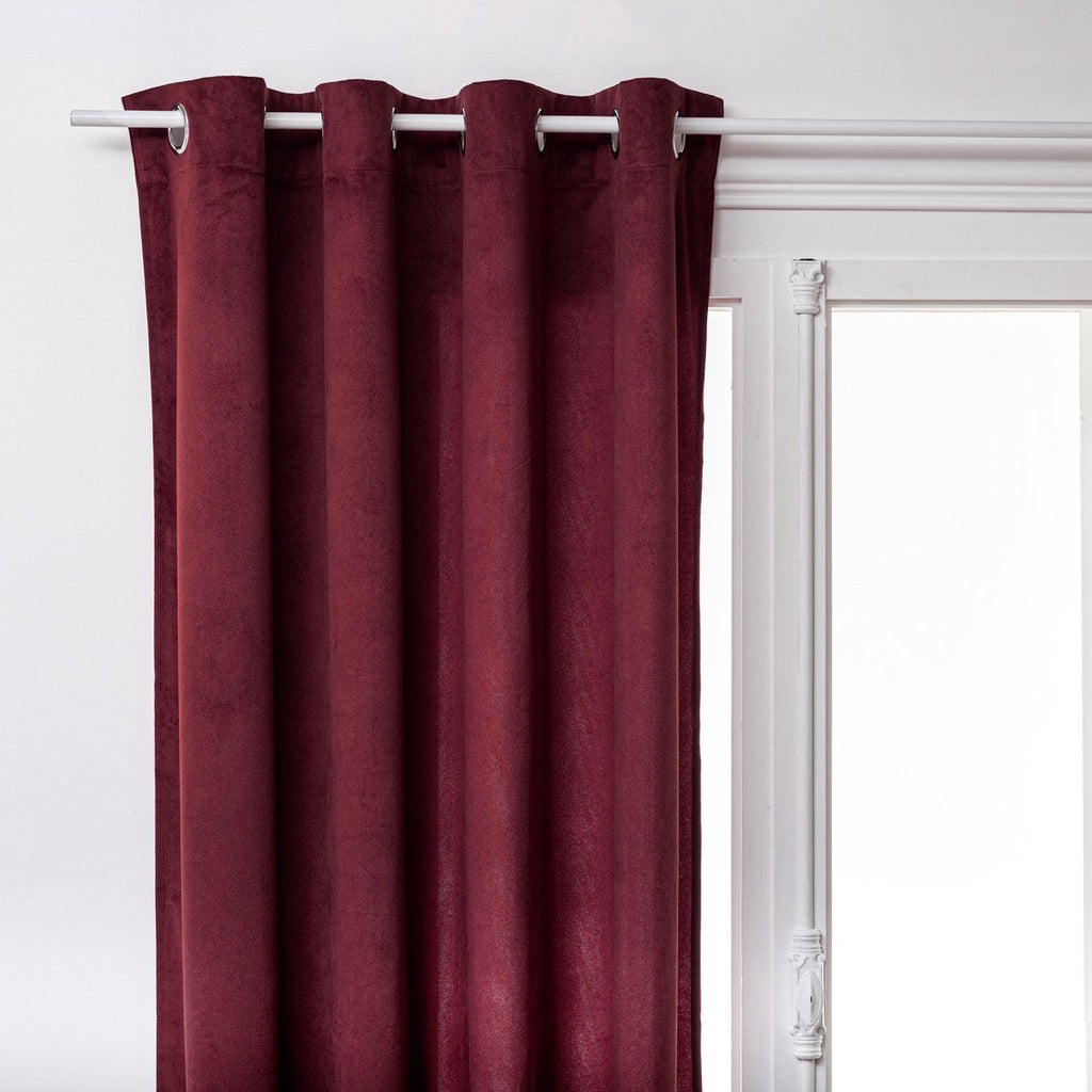 Atmosphera Lilou gordijn 140 x 260 cm, granaatrood