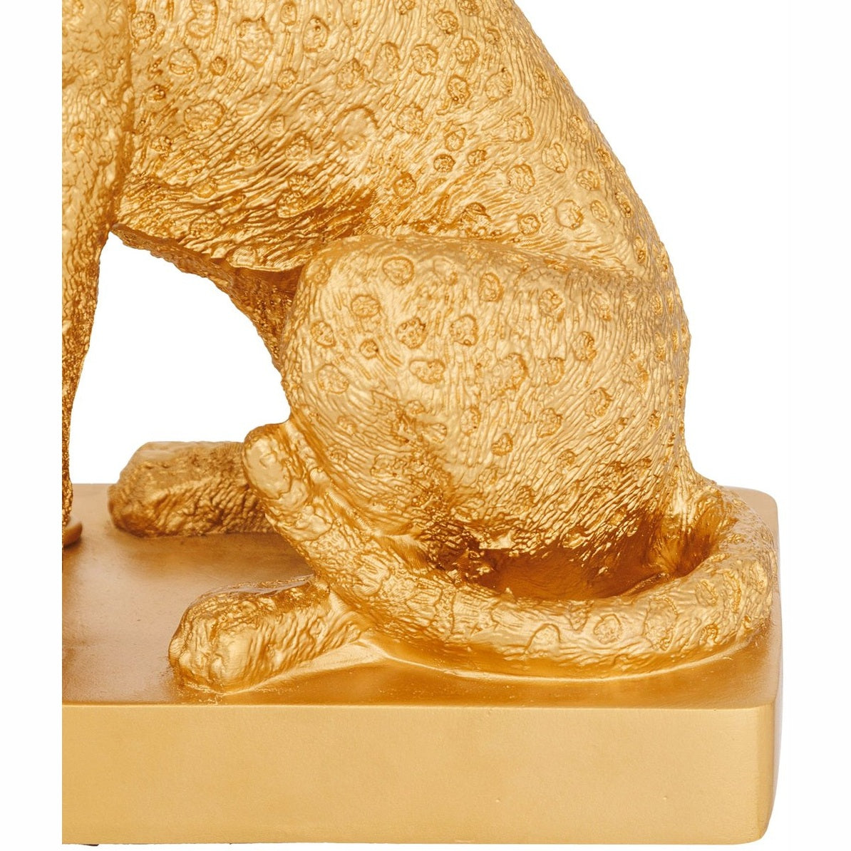 Atmosphera Gepi luipaard tafellamp, 25 x 48 cm, zwart en goud (2)