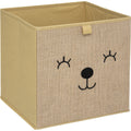 Atmosphera opbergmand beer voor kinderen, bruin, 30 x 30 cm