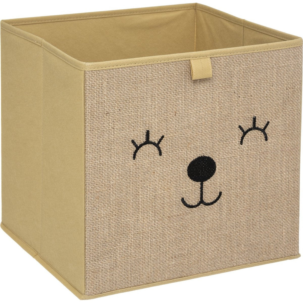 Atmosphera opbergmand beer voor kinderen, bruin, 30 x 30 cm