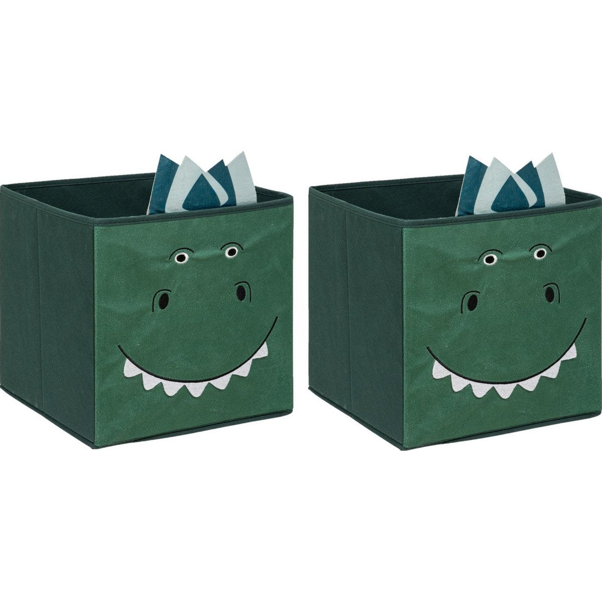 Atmosphera opbergmanden dino voor kinderen, set van 2, 30 cm