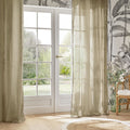 Atmosphera Paxta katoenen gordijn met ringen, beige, 130 x 240 cm