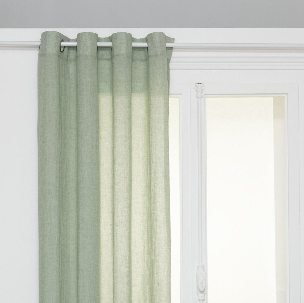 Atmosphera Paxta katoenen gordijn 130 x 240 cm, groen (2)