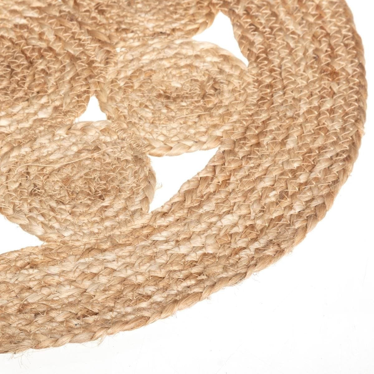 Atmosphera jute placemats set van 4, 38 cm, beige (3)