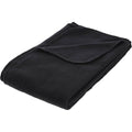 Atmosphera fleece plaid zwart, 125 x 150 cm
