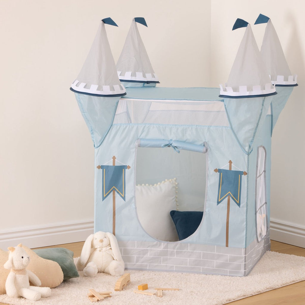 Atmosphera pop-up speeltent kasteel, blauw (2)