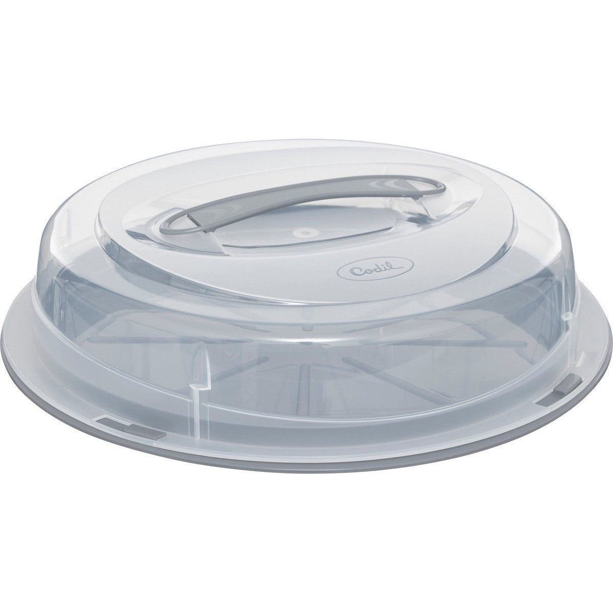 Atmosphera ronde taartdoos met omkeerbare basis, grijs, Ø 35 cm