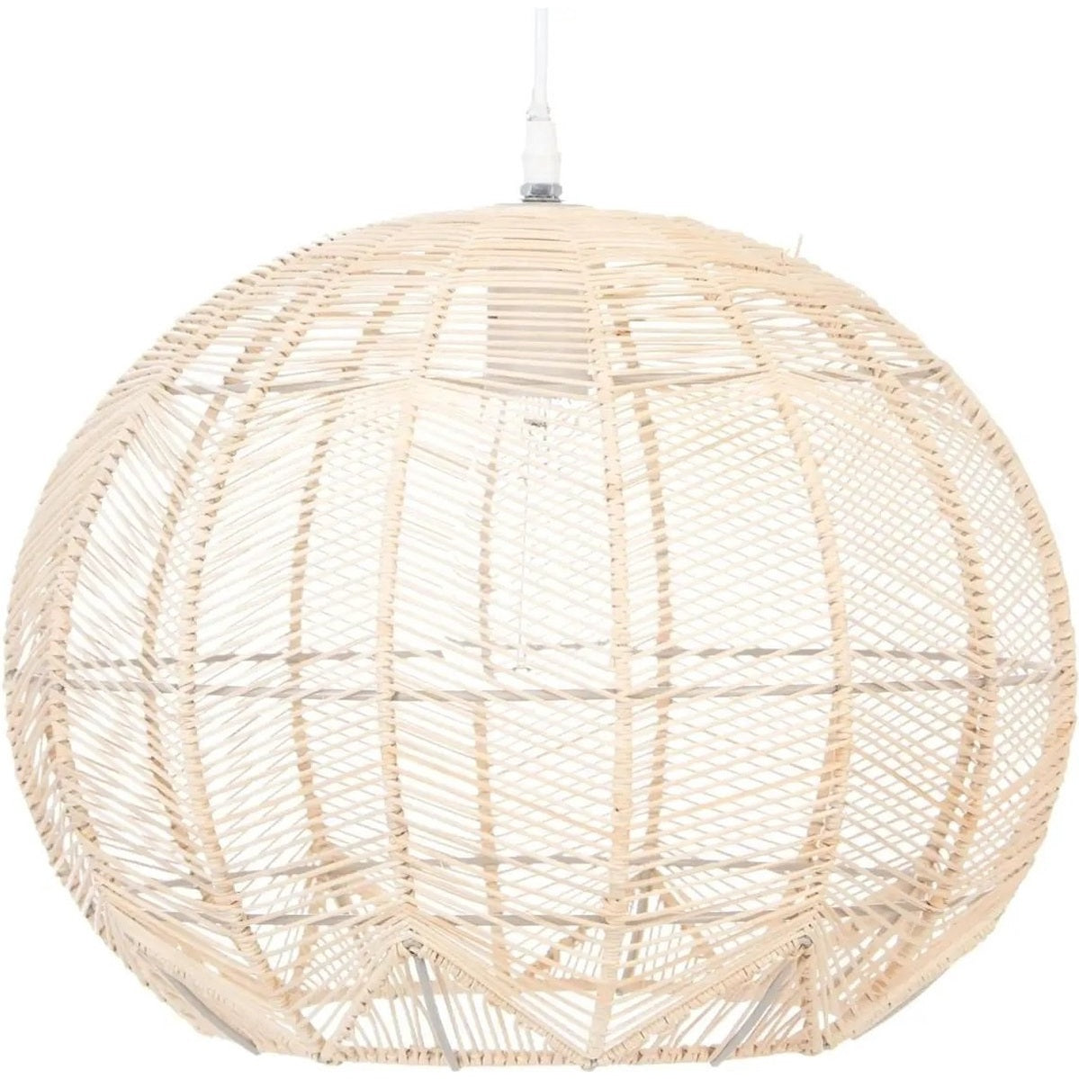 Atmosphera ronde hanglamp rotan beige, Ø 38 cm