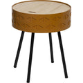 Atmosphera Scandinavische bijzettafel mosterd, Ø 38,5 cm