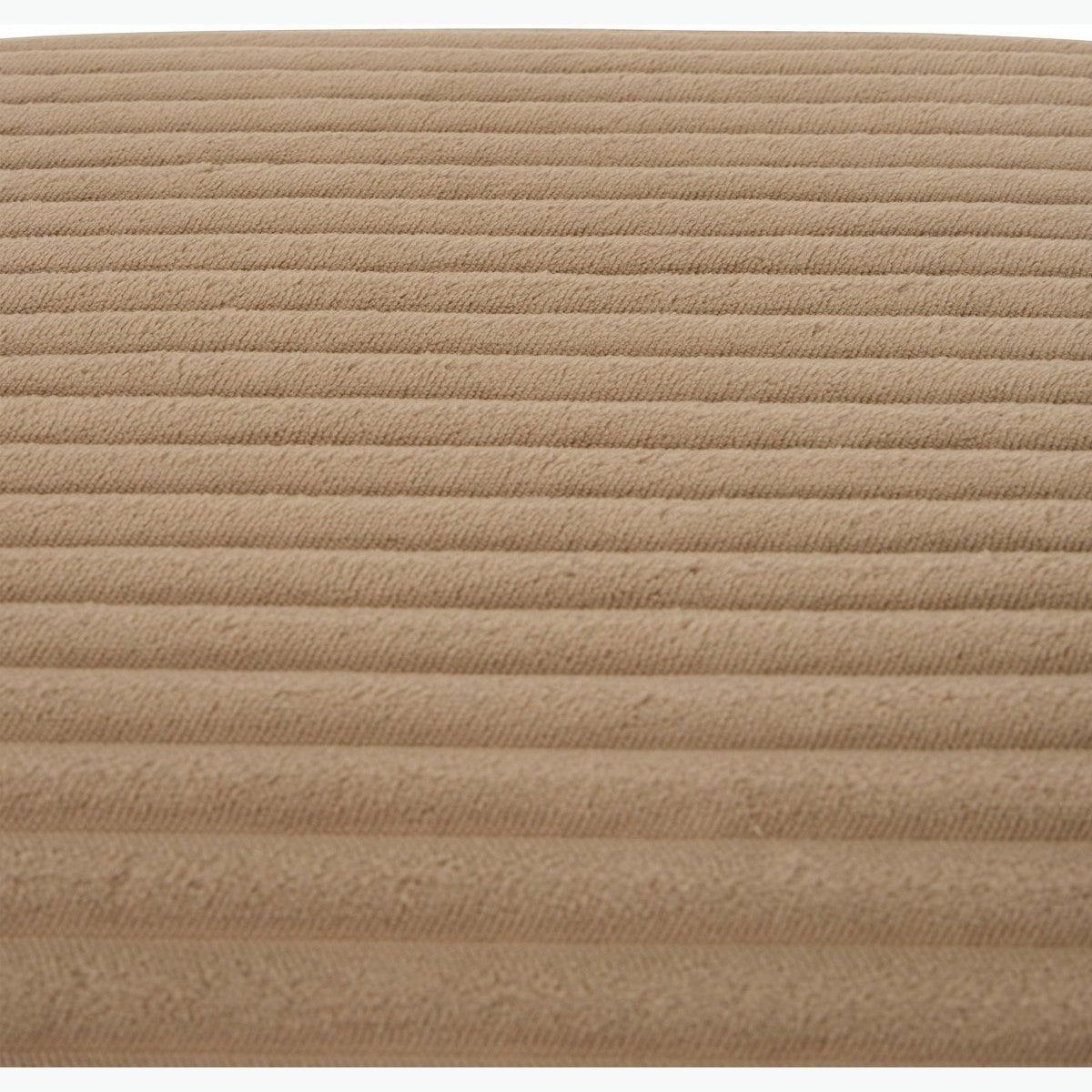 Atmosphera Sevi corduroy poef, 41 x 36 x 43 cm, beige (3)