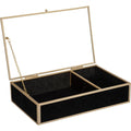 Atmosphera sieradendoos glas met velvet