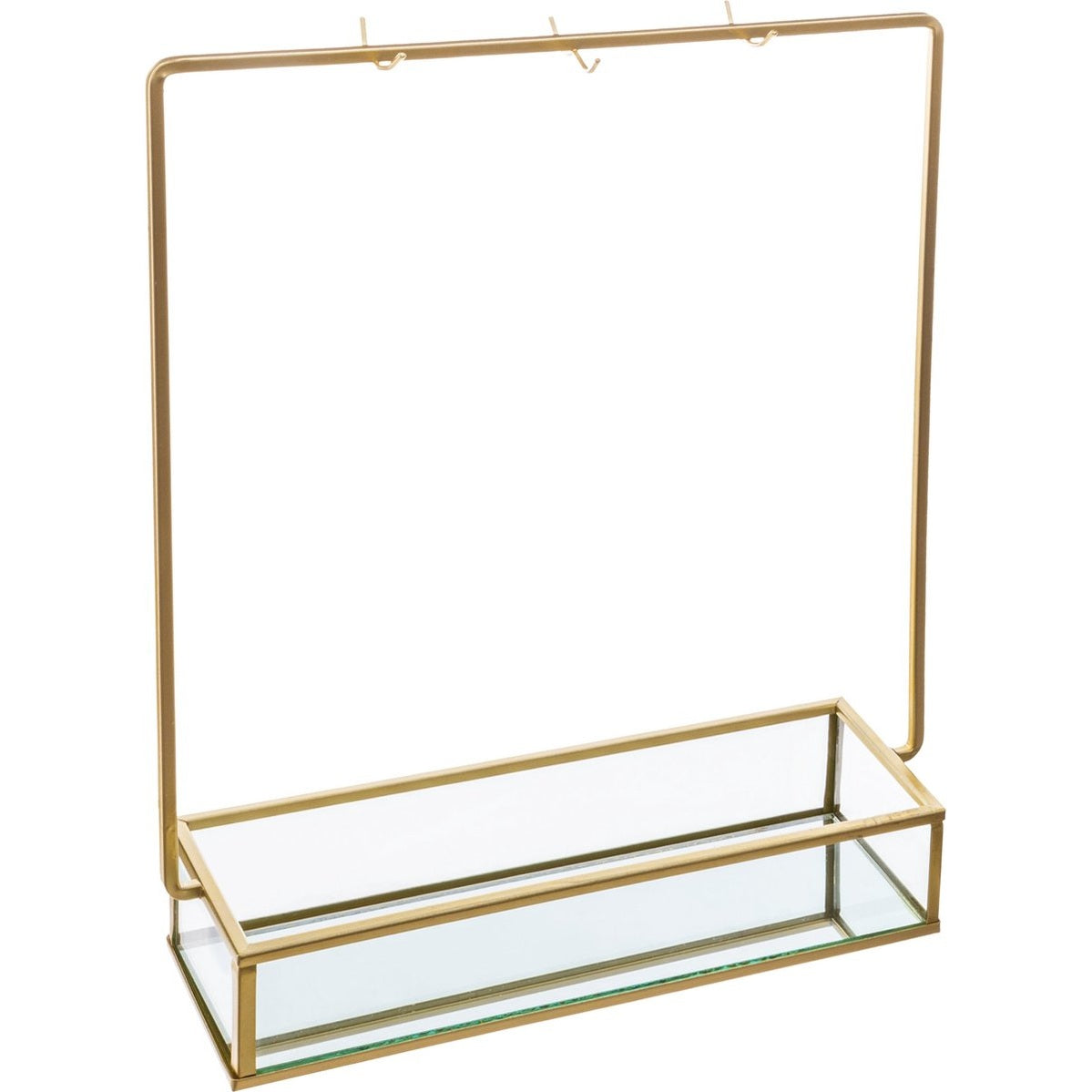 Atmosphera sieradenhouder Archi, goudkleurig metaal, H 26 cm