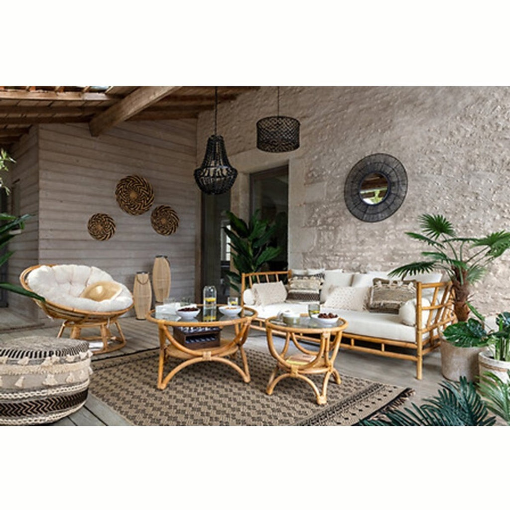 Atmosphera macramé sierkussens Ibiza ivoor, set van 2, 30 x 50 cm (9)