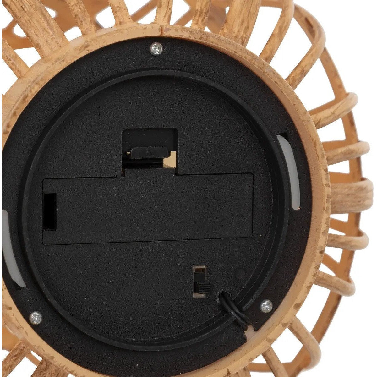 Atmosphera solar tuinlantaarn, set van 2, rotan, 16 x 23 cm (2)
