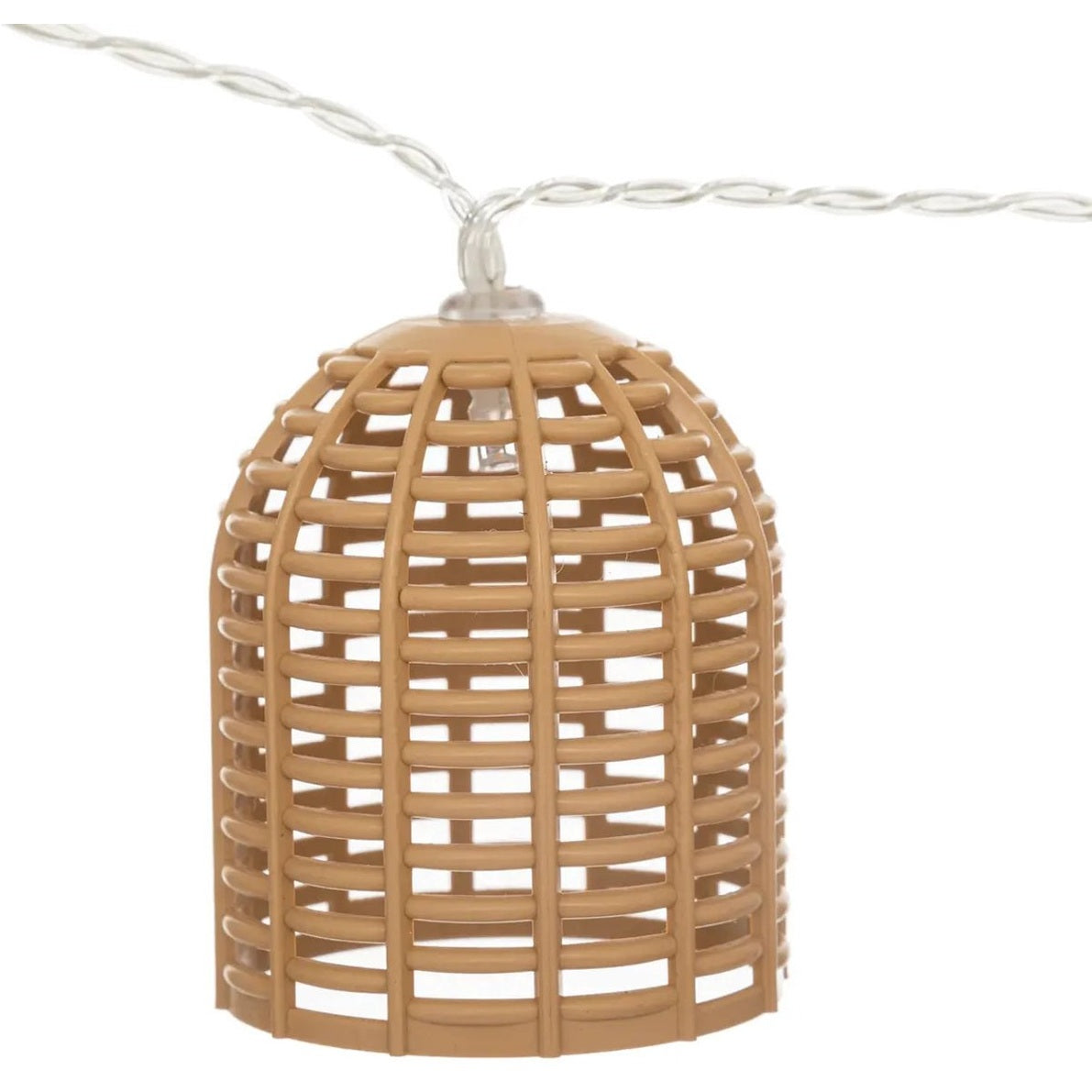 Atmosphera solar lantaarnlichtsnoer van rotan, naturel, 335 cm (9)
