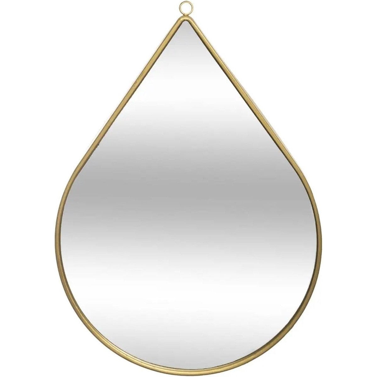 Atmosphera druppelspiegel van metaal, goud, 29 x 21 cm