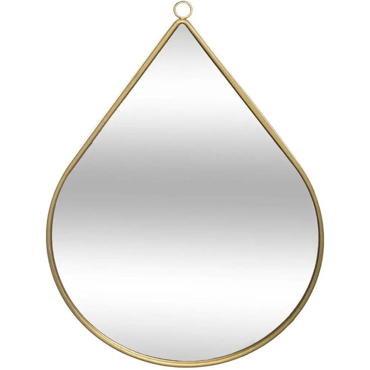 Atmosphera druppelspiegel goud, metaal, 39 x 28 cm